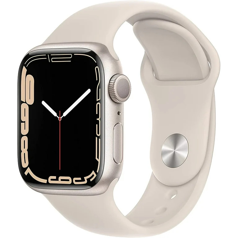 Open Box APPLE WATCH SERIES 7 GPS 41MM STARLIGHT ALUMINUM CASE WITH STARLIGHT BAND | Walmart (US)