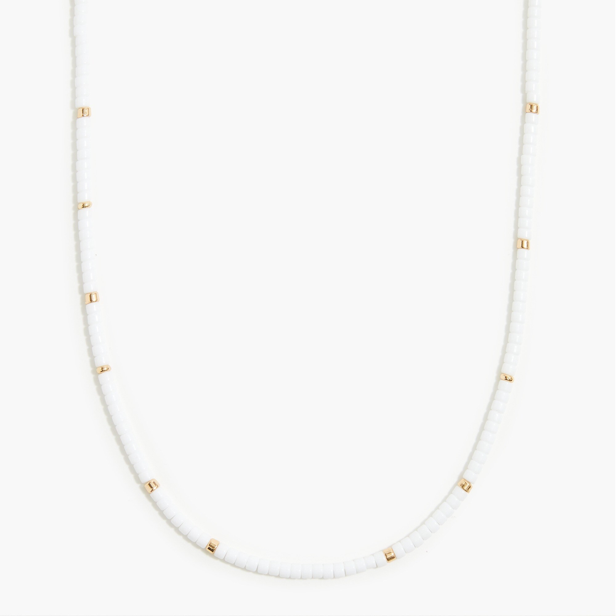 Beaded gold necklace | J.Crew Factory