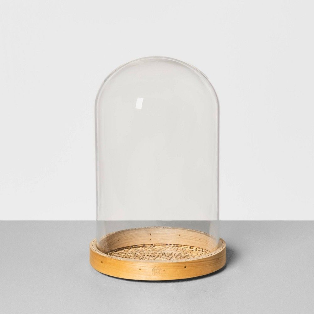 Small Cloche with Woven Base - Hearth & Hand with Magnolia | Target