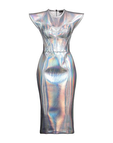 Dolce & gabbana Woman Midi dress Silver Size 2 Polyester | YOOX (US)