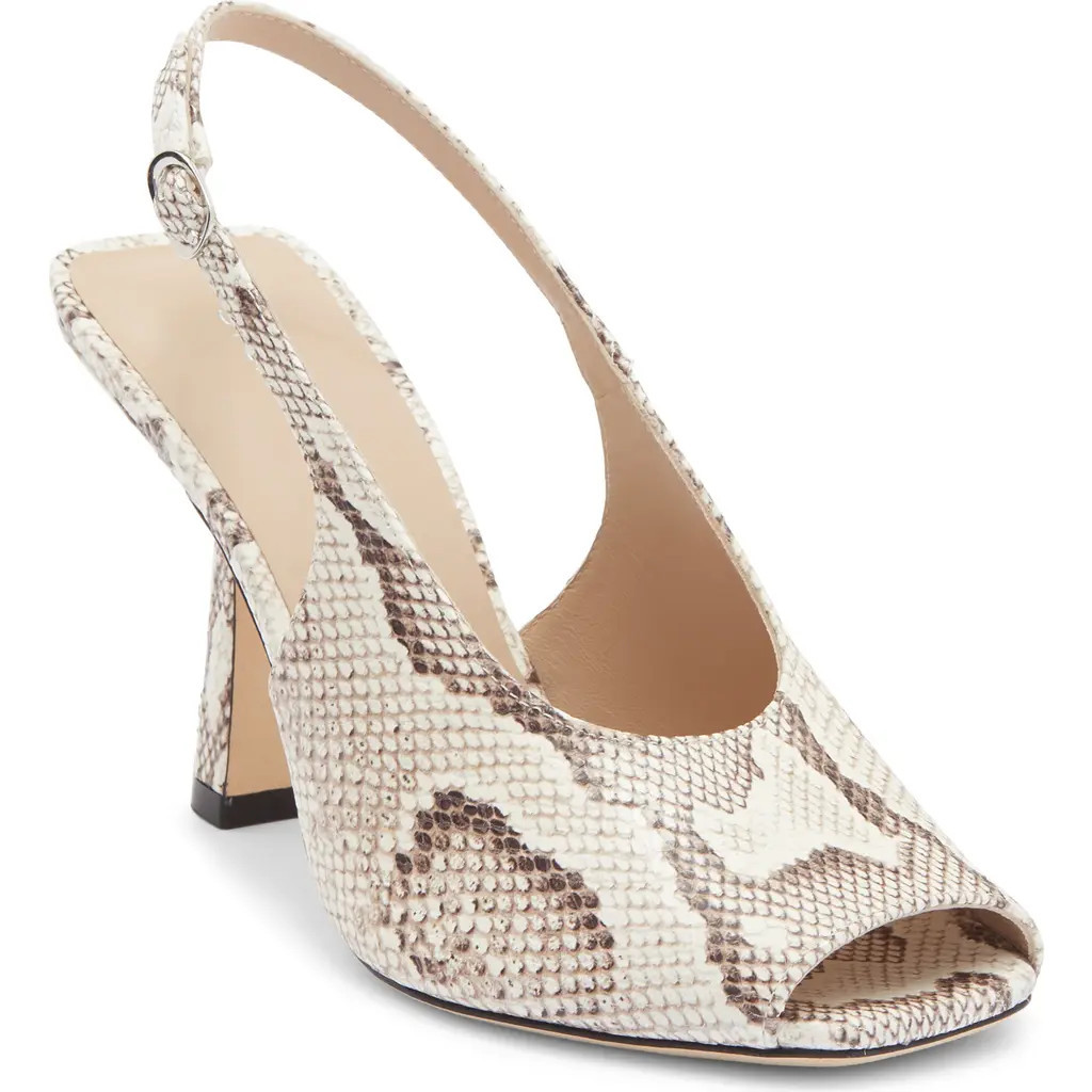 Stuart Weitzman Val Slingback Sandal in Cream at Nordstrom, Size 11 | Nordstrom