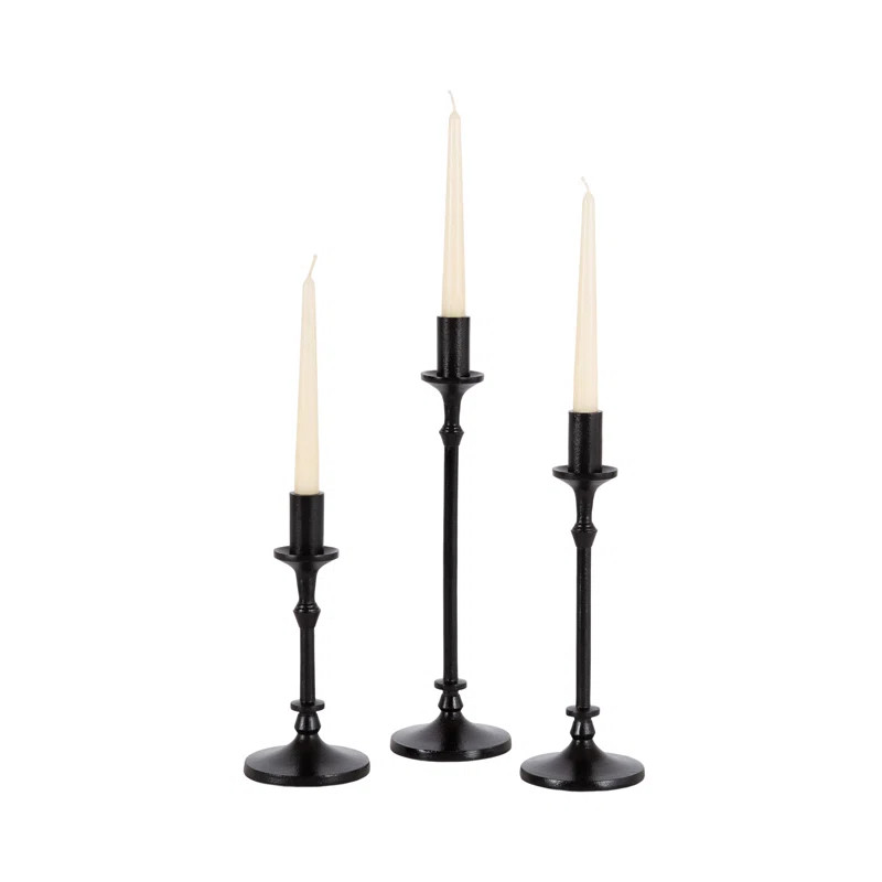 Three-Piece Candlestick Holder Set | Wayfair North America