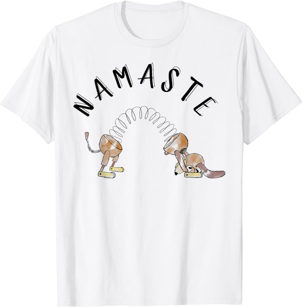 Disney Pixar Toy Story Slinky Dog Namaste Stretch Poster T-Shirt | Amazon (US)