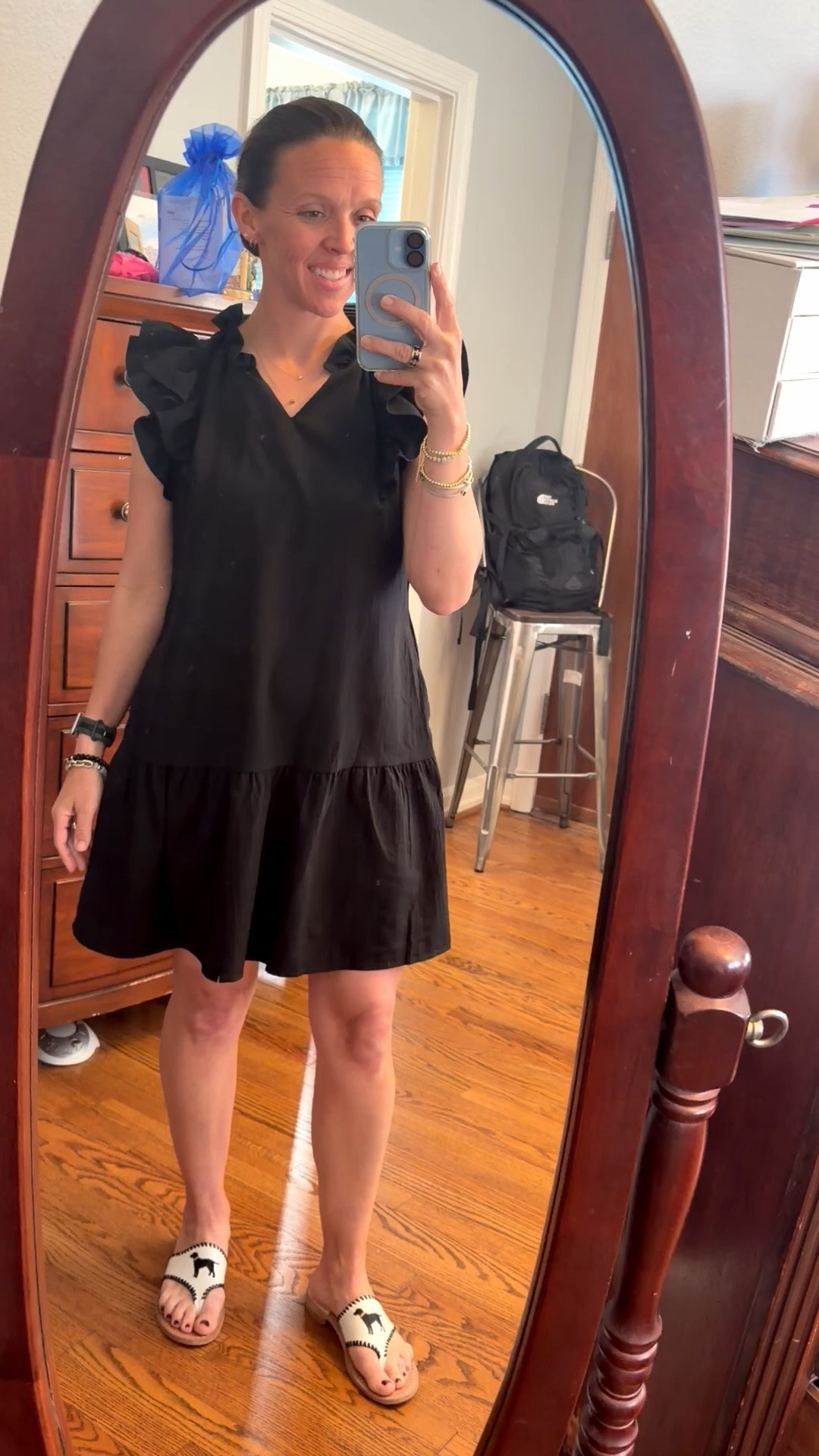 $34 - I can’t stop wearing this dress; I think I’ve worn it three weekends in a row! It works great for warm weather and would pair well with cowboy boots in the fall.  


#amazon #minidress #summerdress #springdress #summeroutfit 
 #prime #ruffledress #dress #datenightoutfit #countryconcert

#LTKOver40 #LTKU

#LTKSeasonal #LTKvlog