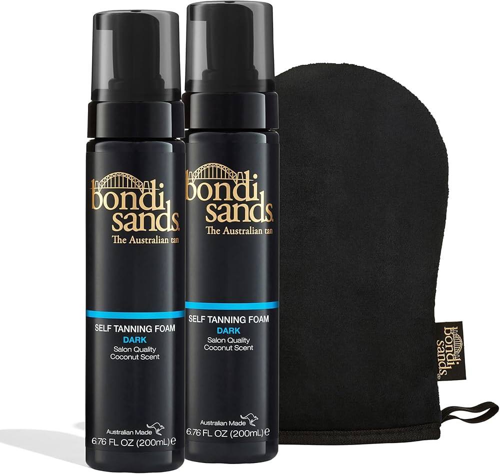 Bondi Sands Dark Self Tanning Foam Value Kit | Includes 2 Lightweight Sunless Tan Foams + 1 Appli... | Amazon (US)