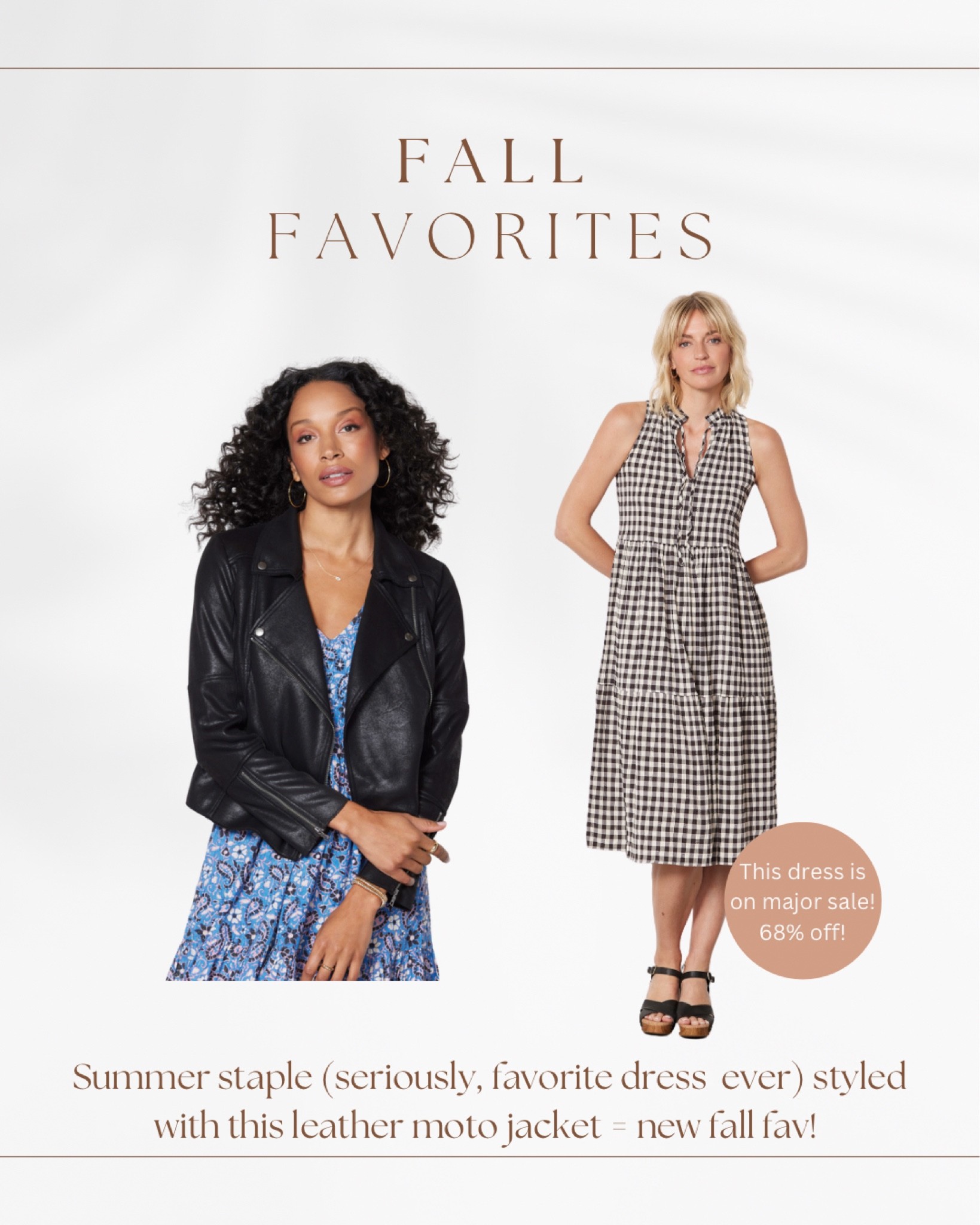 I lived in the dress over the summer and it’s on SALE right now! It pairs perfectly with this leather moto jacket and now I’m set for fall!
#summertofall #moto #leatherjacket #motojacket #dress #onsale

#LTKSeasonal #LTKsalealert #LTKunder50