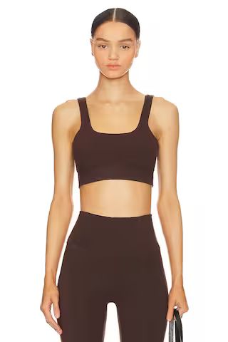 Varley Freesoft Cori Bra in Coffee from Revolve.com | Revolve Clothing (Global)