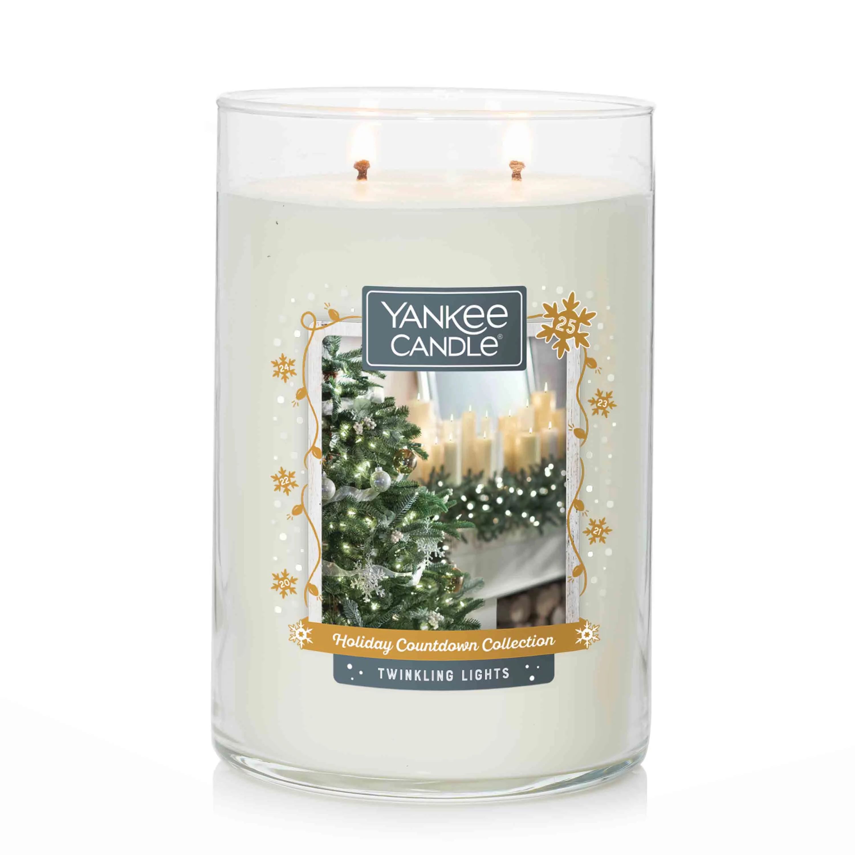 Yankee Candle Twinkling Lights - Large 2-Wick Tumbler Candle | Walmart (US)