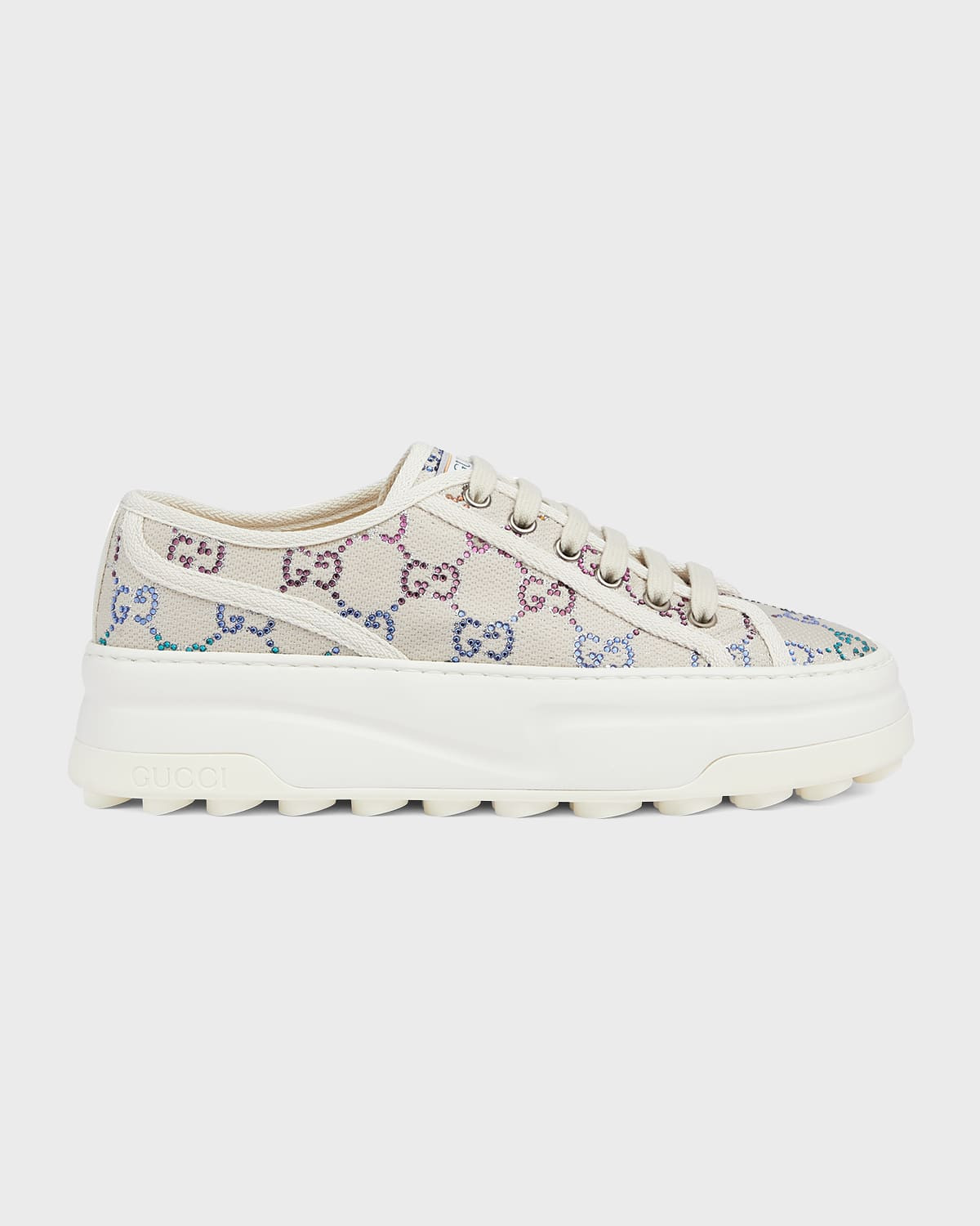 Treck Multicolor GG Platform Sneakers | Neiman Marcus