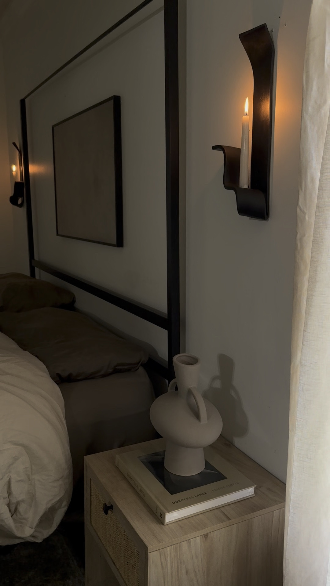 Drapes are in the color Natural, unlined. 

#LTKVideo #LTKHome #LTKOver40