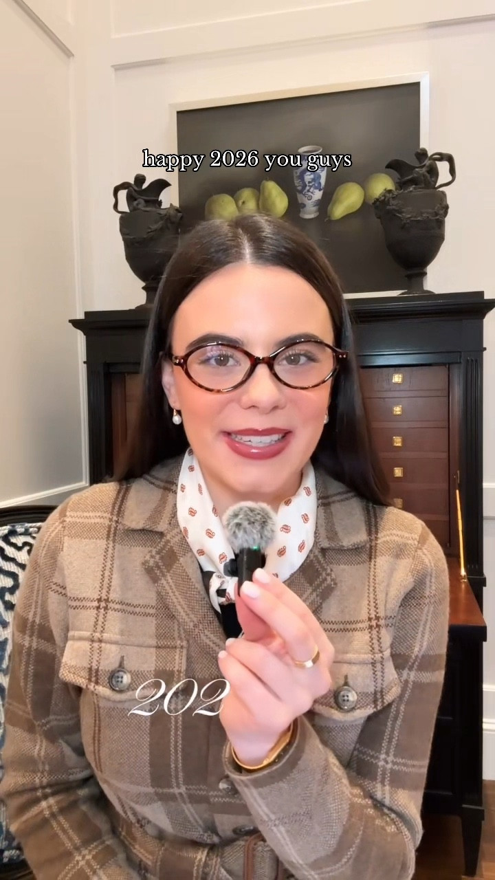 The year of the horse! 🐎 Sharing some motivation about my theme for this year - linking my outfit I wore in this video below! 

My blazer doesn’t link on LTK but it’s from Ralph Lauren - leaving the title Plaid Belted Double-Knit Blazer