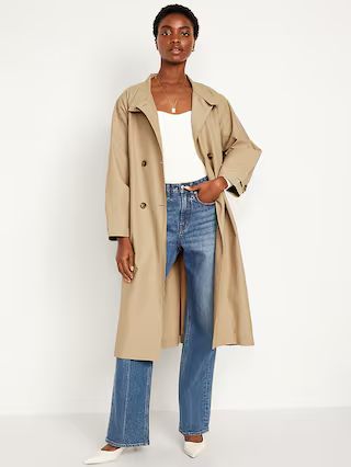 Double-Breasted Trench Coat for Women | Old Navy (US)