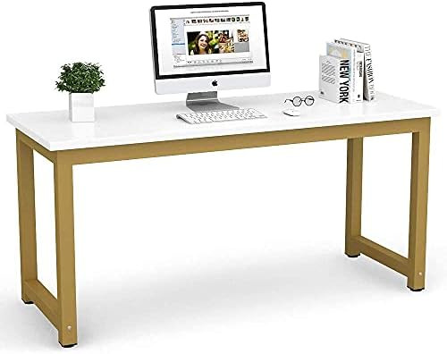 Tribesigns Computer Desk, 63 inch Large Office Desk, Study Writing Table for Home Office, Easy As... | Amazon (US)