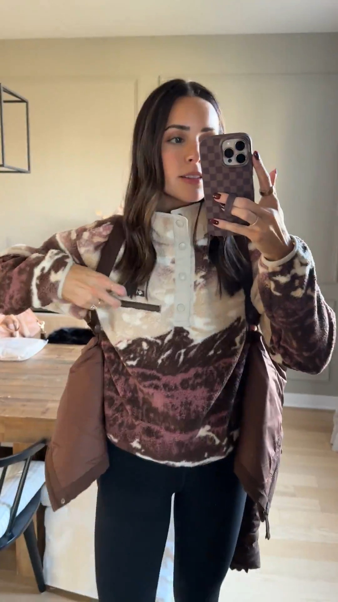 I got a S in my jacket and there’s room for layering! Size S in the fleece (but I suggest sizing up one) 

#LTKSeasonal #LTKStyleTip #LTKGiftGuide