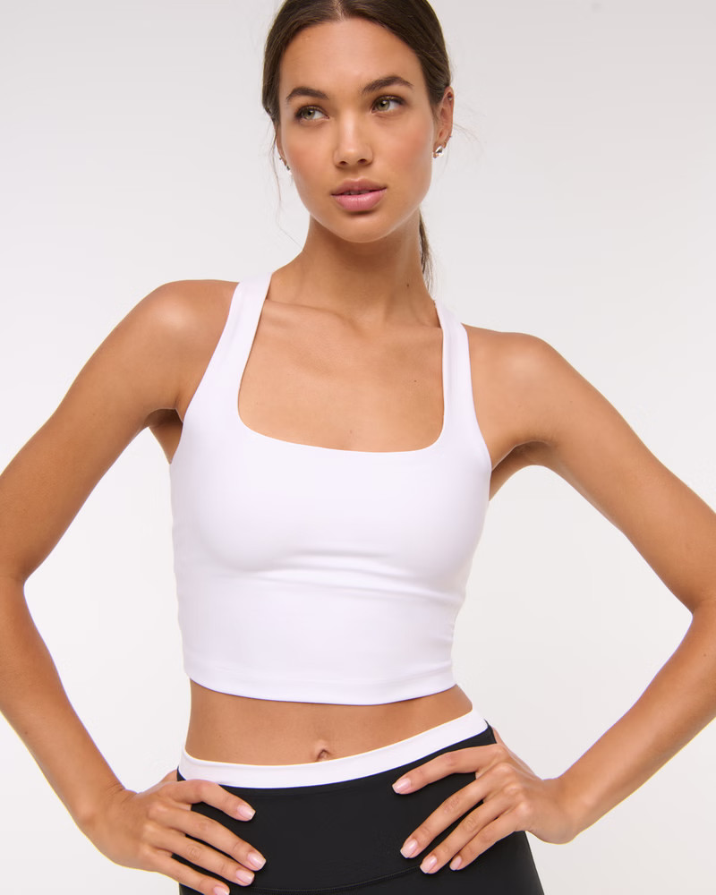 YPB sculptLUX Strappy-Back Tank | Abercrombie & Fitch (US)