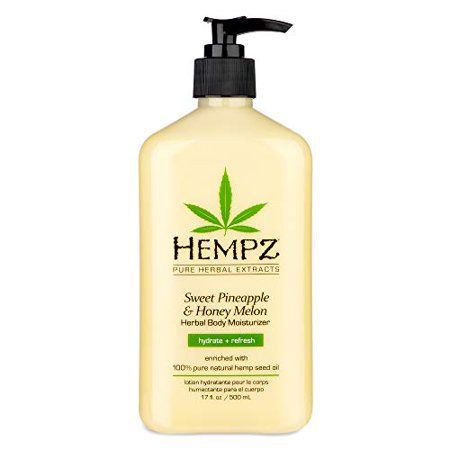 Hempz Sweet Pineapple & Honey Melon Moisturizing Skin Lotion Natural Hemp Seed Herbal Body Moisturiz | Walmart (US)
