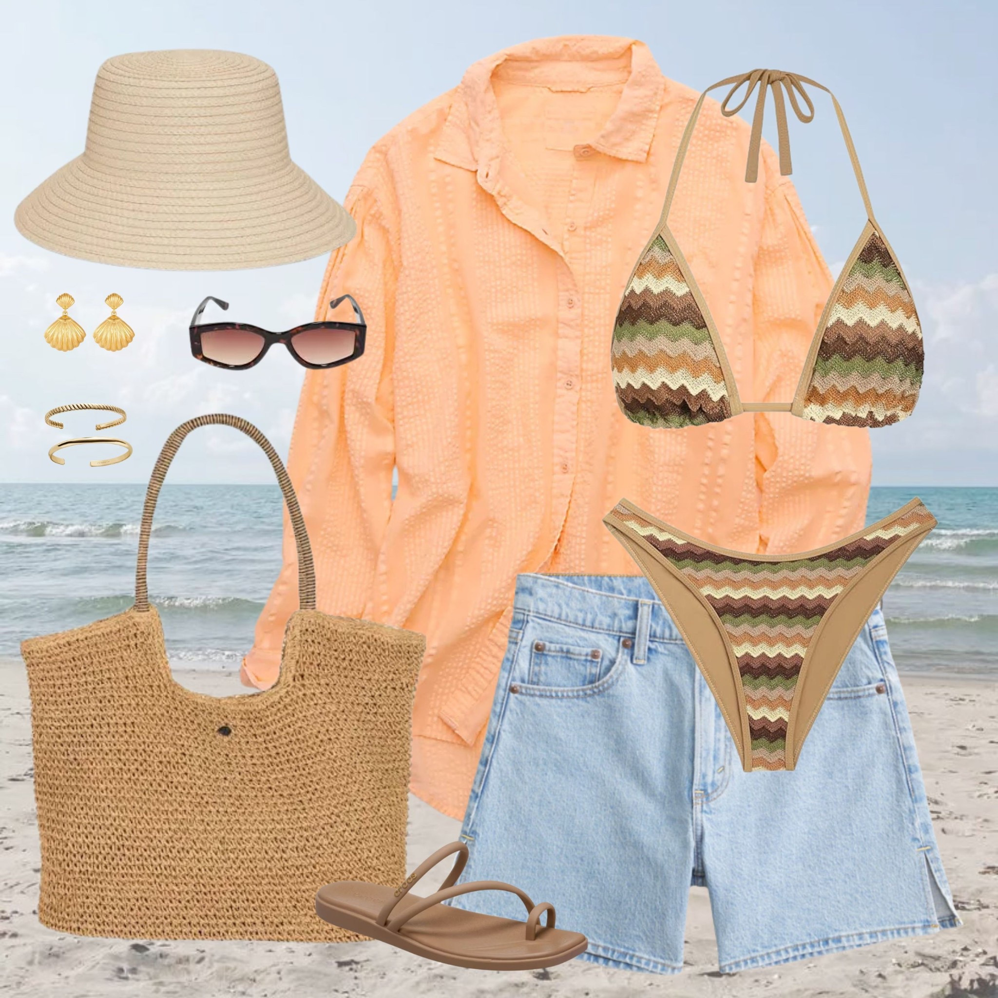 Summer outfits // cool mom outfits // bikini // beach day // lake day 

#LTKSummerEdit #LTKFindsUnder50 #LTKSwim