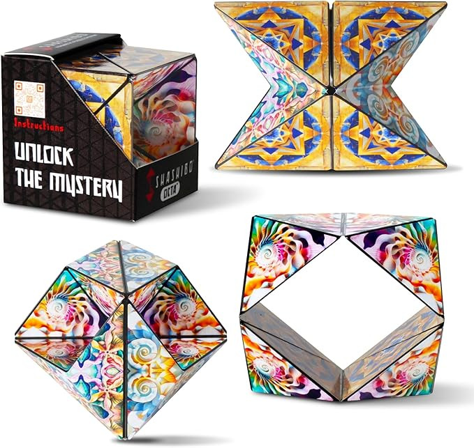 Shashibo Octa Christmas Stocking Stuffers for Kids - Shape Shifting Sensory Fidget Toy – Magnet... | Amazon (US)