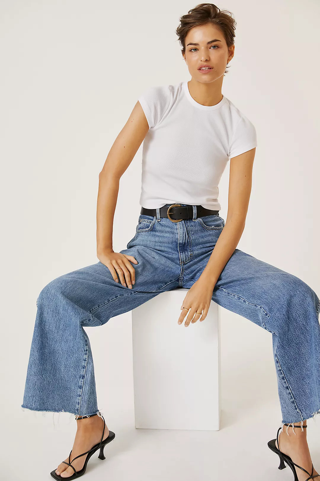 The Blair Baby Tee by Maeve: Cropped Edition | Anthropologie (US)