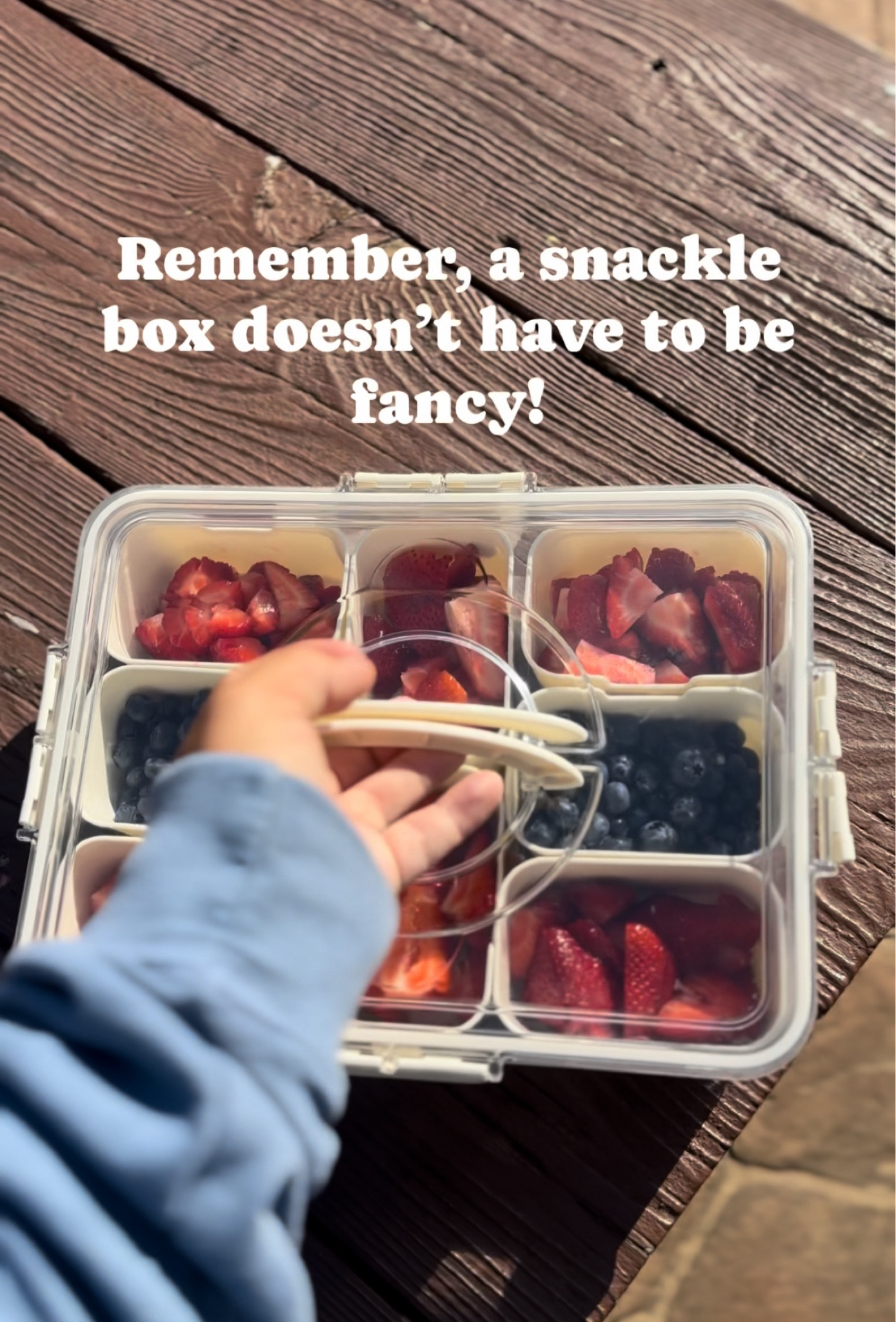 Snackle boxes don’t have to be fancy! 🍇🍓 Keep it simple with just two sets of fruit and still enjoy a delicious and healthy snack. 🤗

#MomLife #HealthySnacks #SnackTime #FruitLovers #EasyRecipes #SnackleBox #KidFriendly #MomHacks #HealthyEating #FamilySnacks 

#LTKFamily #LTKSummerSales #LTKSeasonal