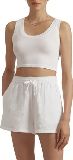 The Cutting It Loose Rib Crop Top | Nordstrom