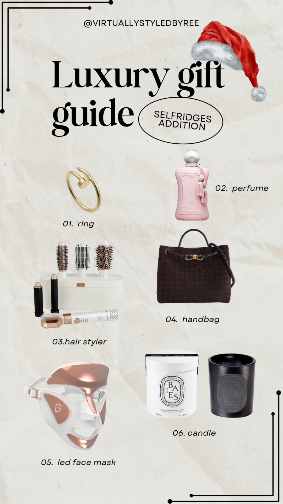 Selfridges Luxury Christmas Gift Guide For Her

Tags: Selfridges, Luxury, Gifts, Daughter, Wife, Girlfriend, Sister, Presents, Christmas, Festive, Xmas, Gift Guide



#LTKfestive #LTKxSelfridges #LTKuk