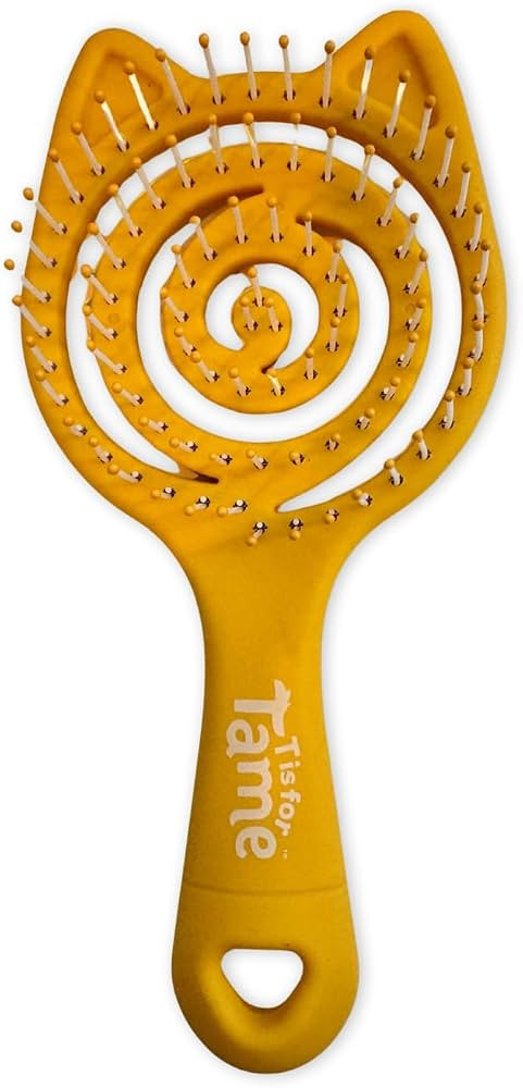 T is for Tame - Detangler Brush - Detangling Brush with Cat-Shaped Handle, Soft Rounded Bristles,... | Amazon (US)