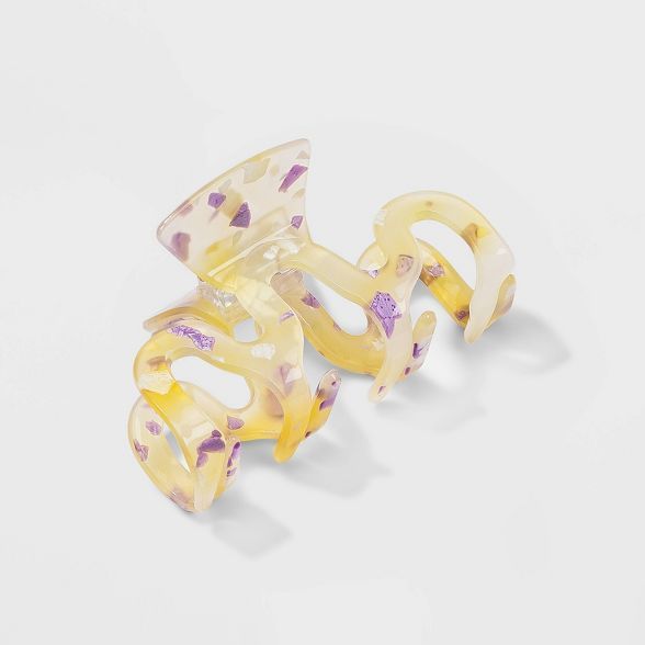 Squiggly Claw Hair Clip - A New Day&#8482; Assorted Yellow | Target