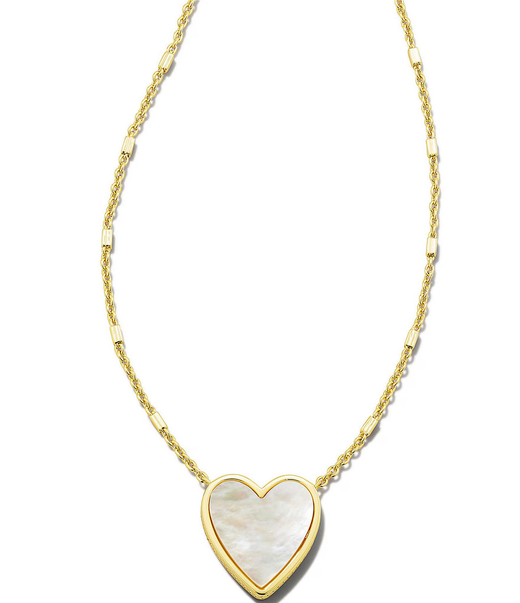 Kendra Scott Gold Plated Heart Short Pendant Necklace | Dillard's | Dillard's