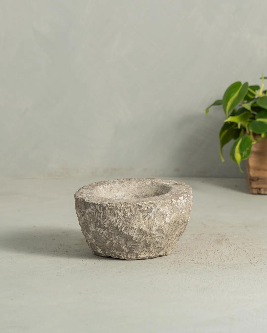 Vintage Stone Mortar Stone Bowl (free Shipping) - Etsy | Etsy (US)