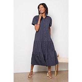 Evelyn Button Down Dress | EVEREVE