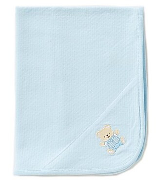 Little Me Cute Bear Blanket - Light Blue | Dillard's