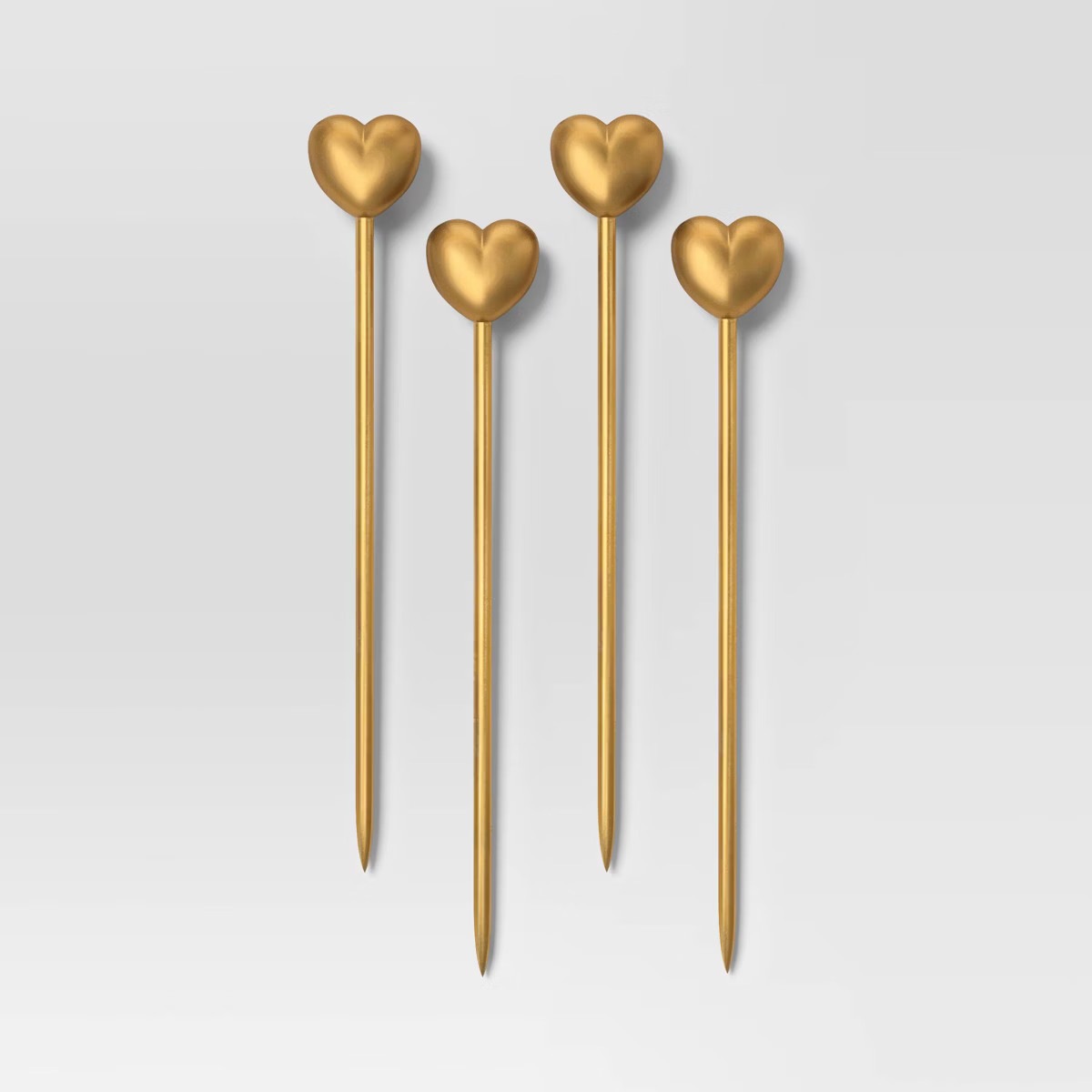 Heart Cocktail Picks Gold - Threshold™ | Target
