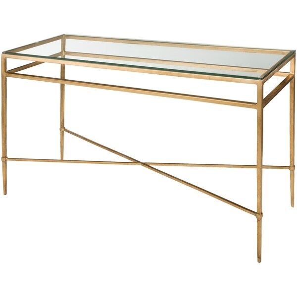 Safavieh Couture High Line Collection Baumgarten Antique Gold Gilt Console Table | Bed Bath & Beyond