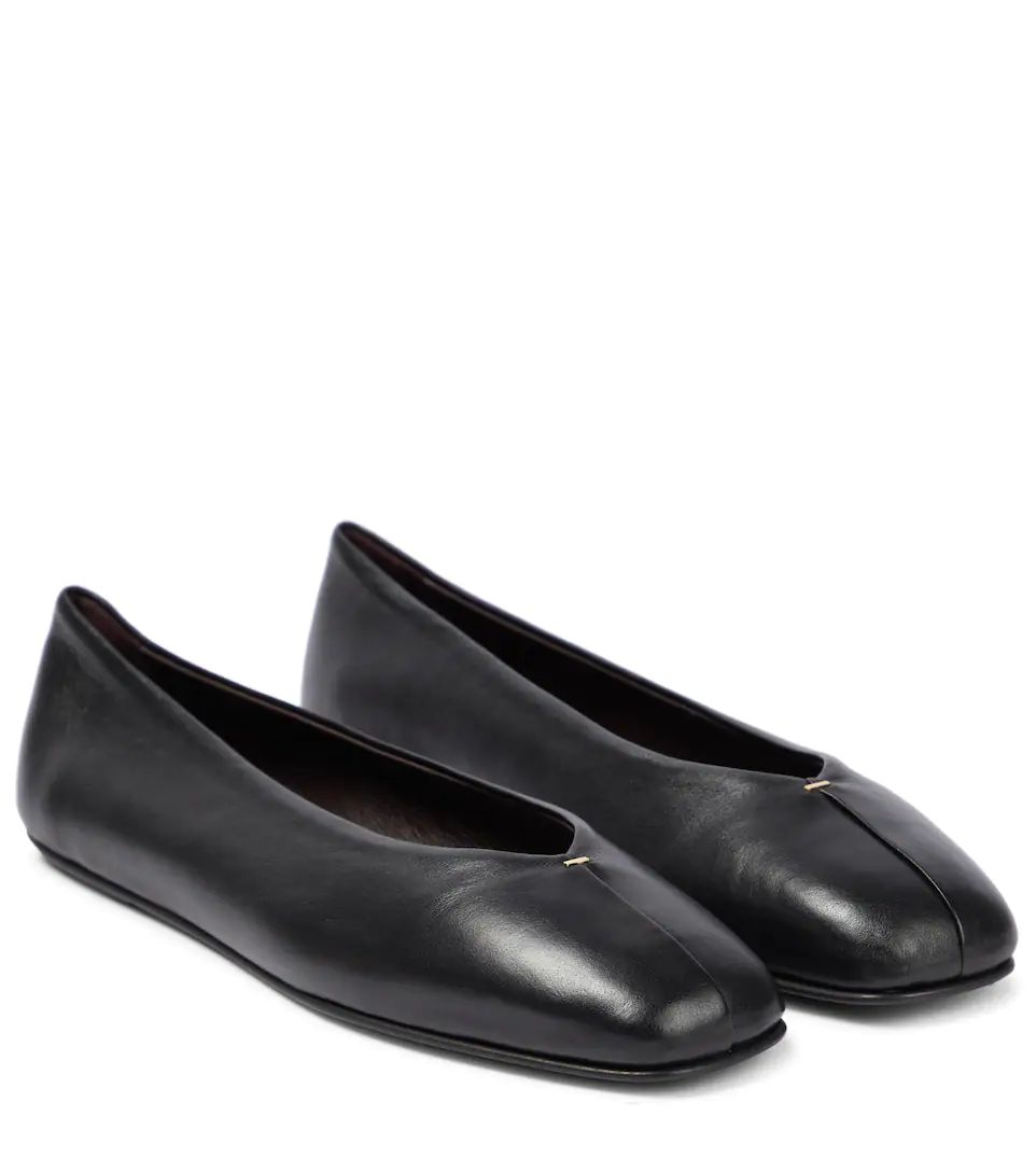 Eva leather ballet flats | Mytheresa (US/CA)