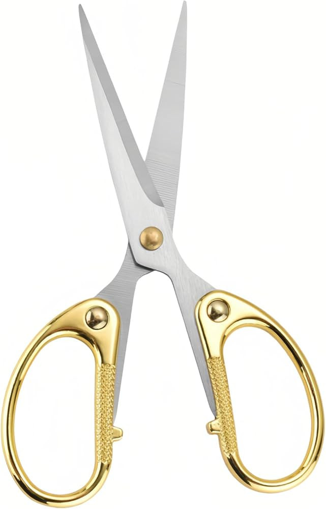 5" Stainless Steel Scissors Sharp Blades - Ambidextrous Comfort Grip Multipurpose for Office, Hom... | Amazon (US)