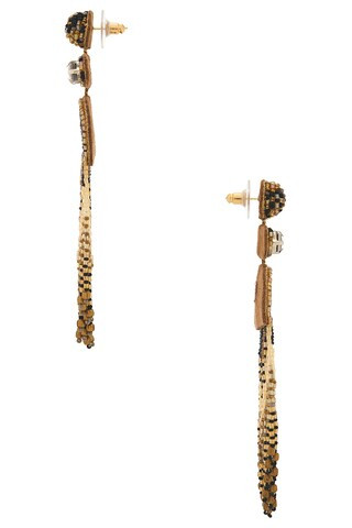 Ishani Earrings in Black Multi | Revolve Clothing (Global)