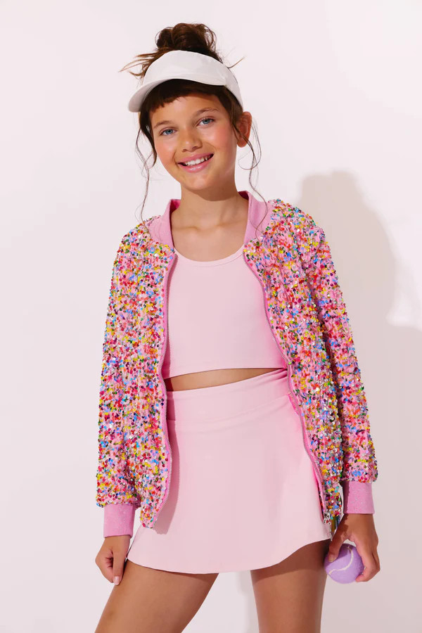 Confetti Shimmer Party Bomber    Best Seller | Lola + The Boys