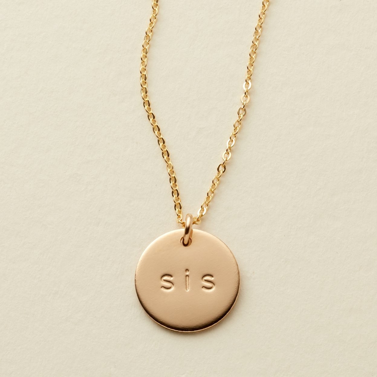 The Sis' Disc Necklace | Made by Mary (US)