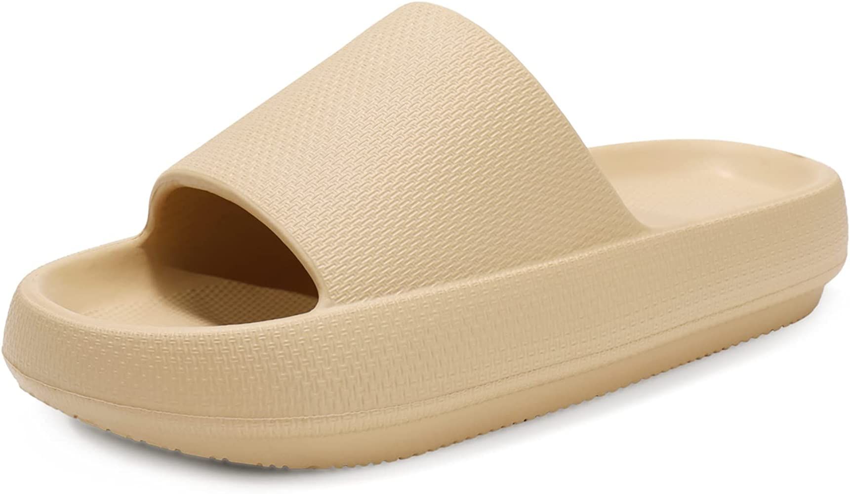 incarpo Cloud Slides for Women Pillow Sandals Extremely Soft Indoor and Outdoor Comfy Cloud Slippers | Amazon (US)
