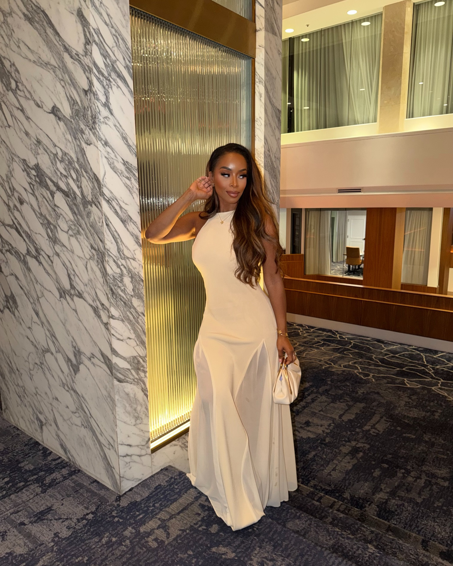 This dress is one of the most gorgeous halter dresses I own 😍🤍✨ by I wore her to my brothers pre engagement dinner.

#LTKgrwm