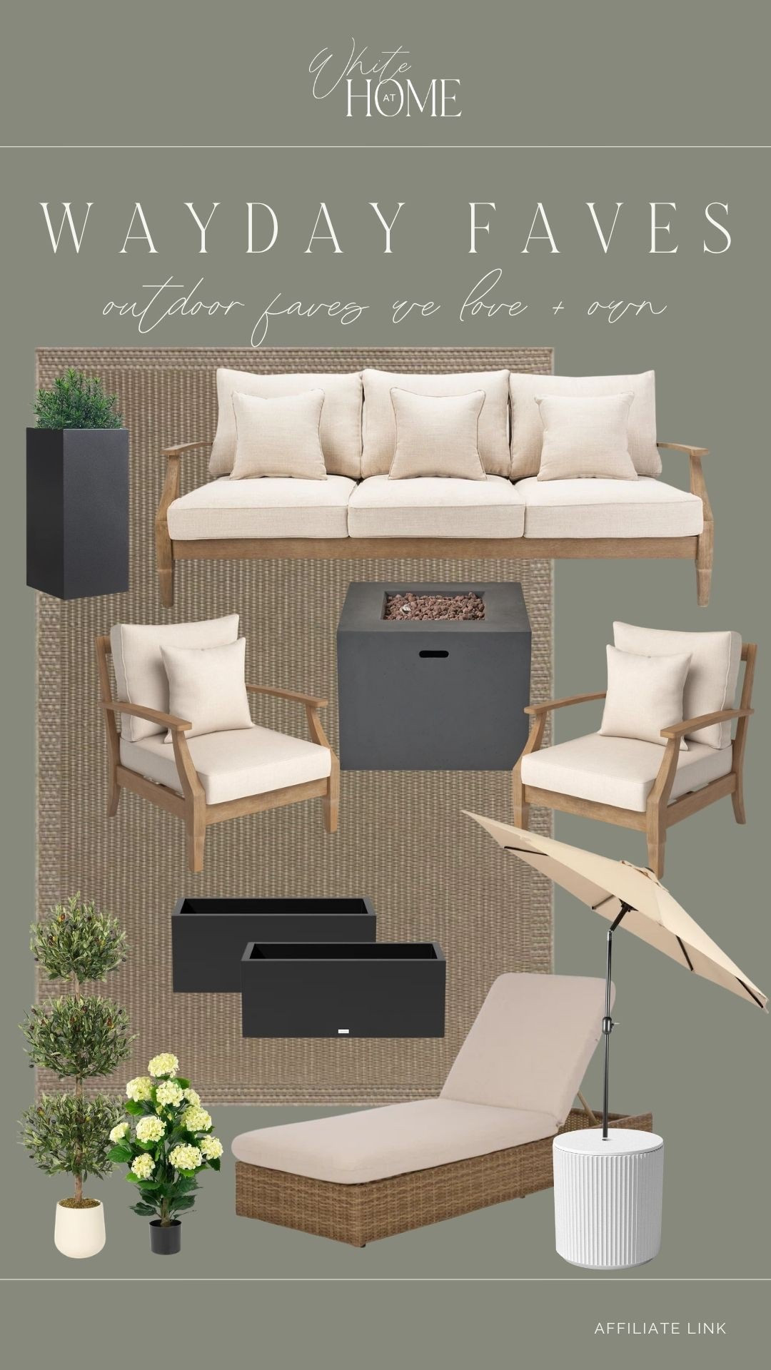 Patio season is finally here and we couldn’t be more excited! Today is the last day to shop the Wayfair Way Day sale and save up to 80% off and get FREE shipping! Our outdoor patio favorites are included and now is the perfect time to shop to have your patios ready come summer! 

#LTKSaleAlert #LTKHome