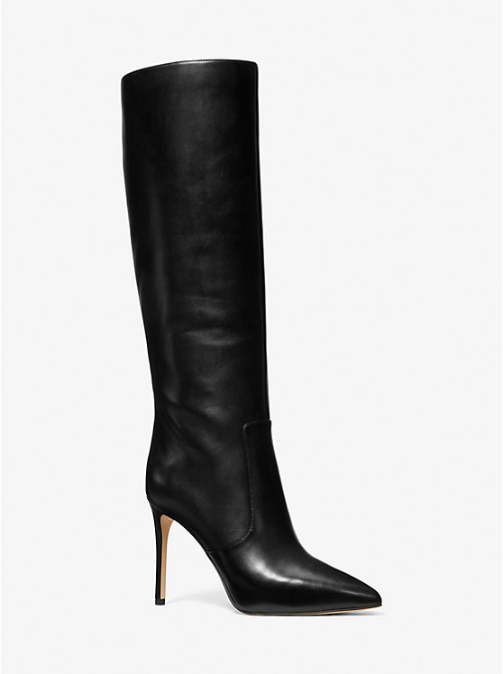 Rue Leather Knee Boot | Michael Kors US