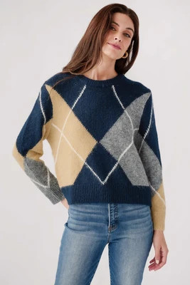 Raisonnel Argyle Knit Sweater | Social Threads
