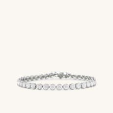 Micro-Pavé Diamond Rivière Bracelet - C$3100 | Mejuri (Global)