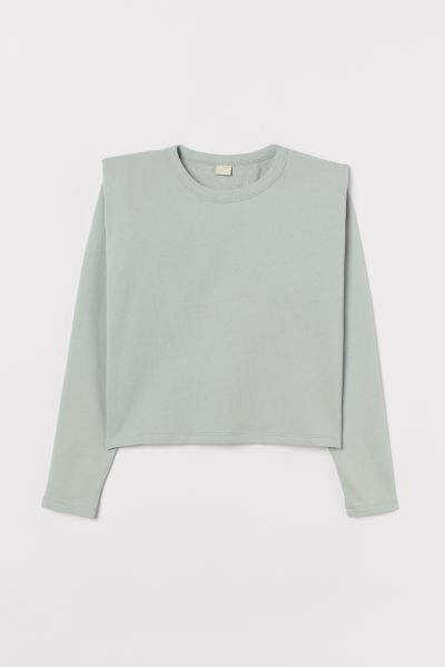 Shoulder-pad Sweatshirt | H&M (US + CA)