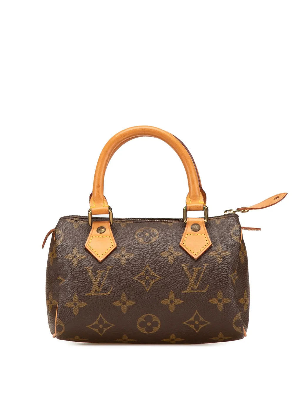Louis Vuitton Pre-Owned 1992 Monogram Mini Speedy HL satchel - Brown | Farfetch Global