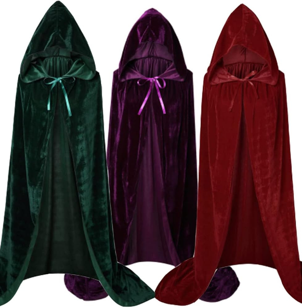 Adult Women Winifred Mary Sarah Sanderson Cape Cosplay Costume Sanderson Sisters Halloween Outfit | Amazon (US)