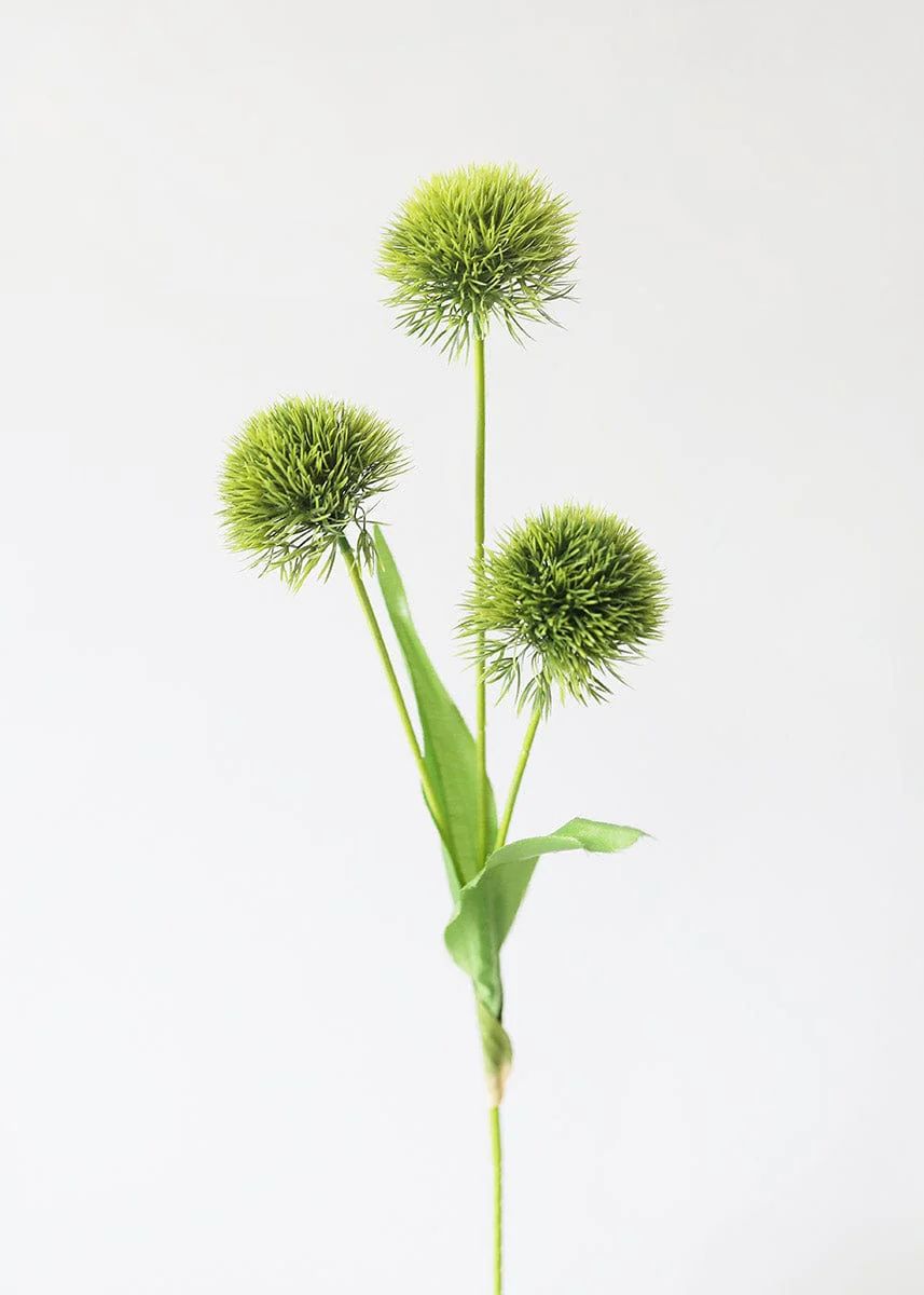 Green Artificial Allium Ball Flowers | Afloral (US)