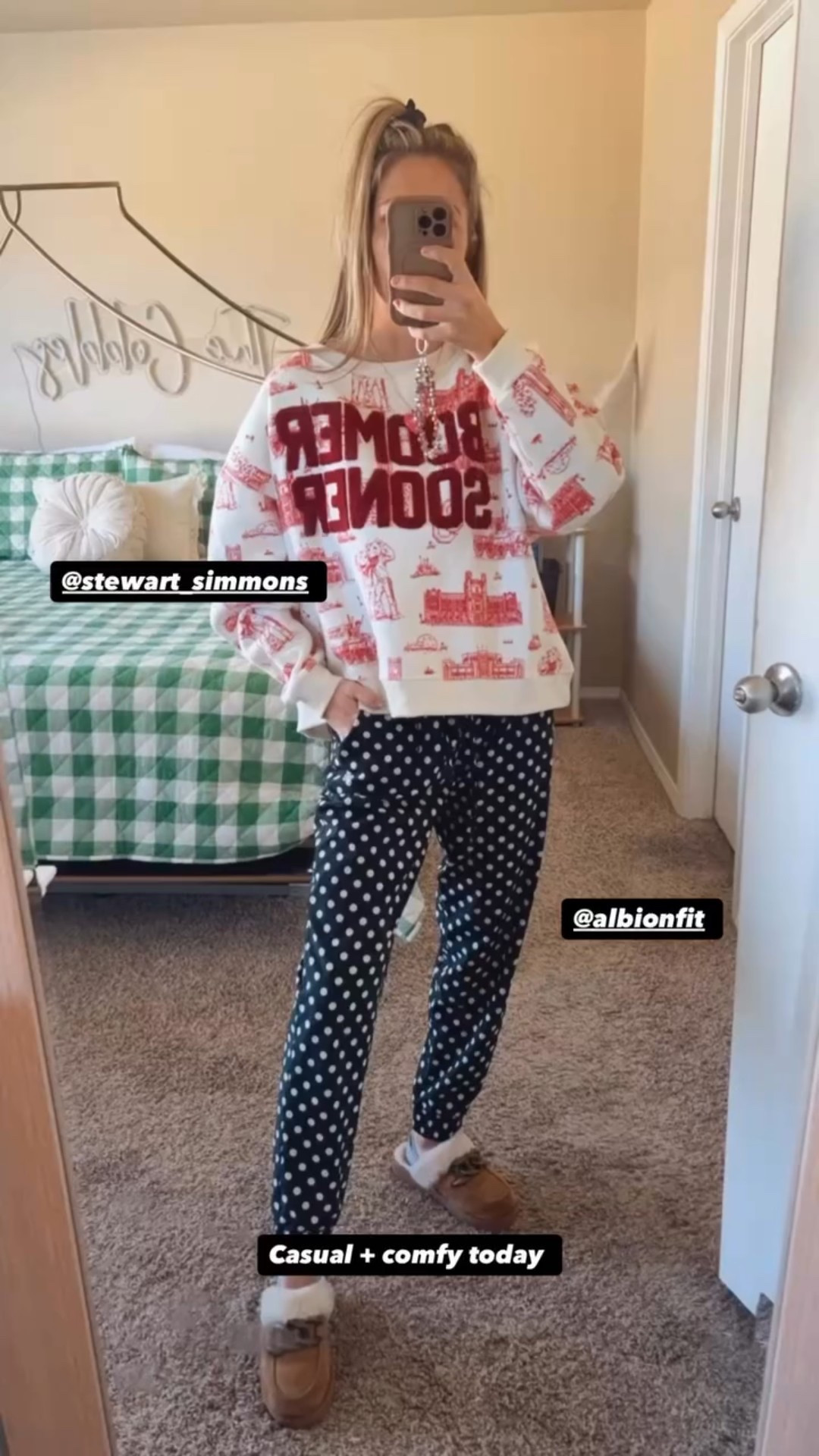 Casual + comfy today 
Joggers are an old pattern but the new dots are so cute too! @Albionfit 

#LTKootd #LTKmomlife #LTKSeasonal